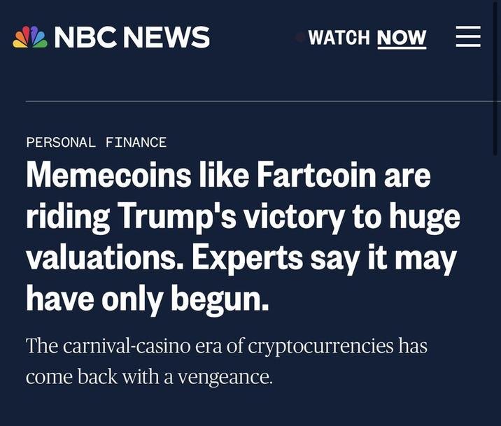 Понимаешь? Fartcoin!