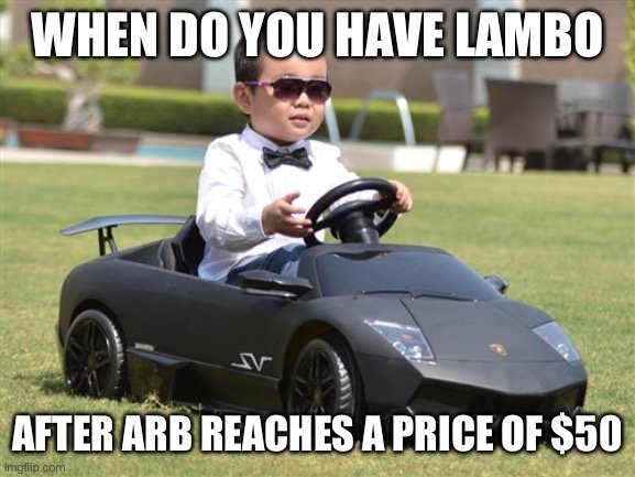 Wann bekomme ich endlich einen Lambo? Wenn mein Altcoin 100x macht