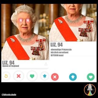 LIZ, 94 – ehemalige Prinzessin, kürzlich verwitwet, BITCOIN maxi