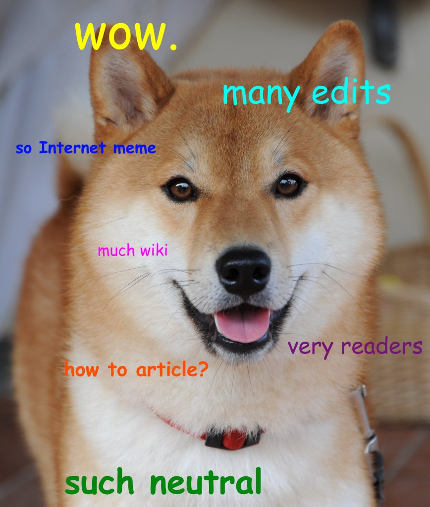 Когда ждёшь ралли DOGE, а находишь только ссылки на Википедию 🐶