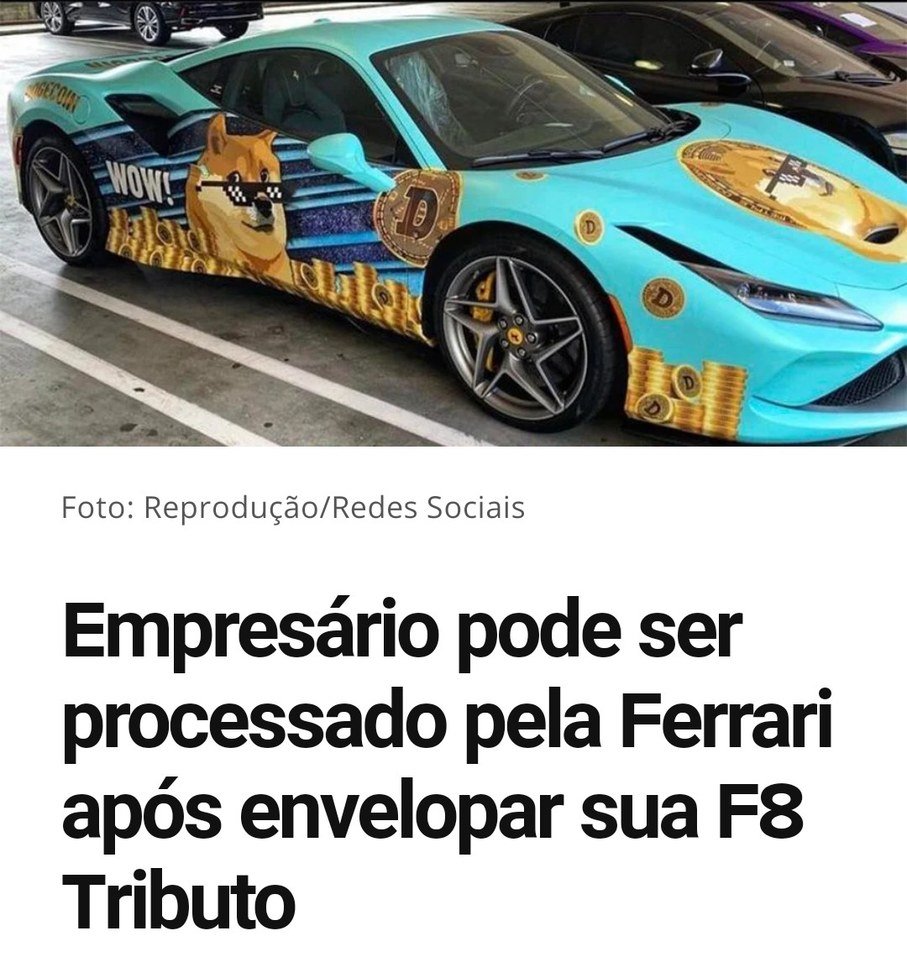 Ferrari do Bitcoin fodase kapa kapa